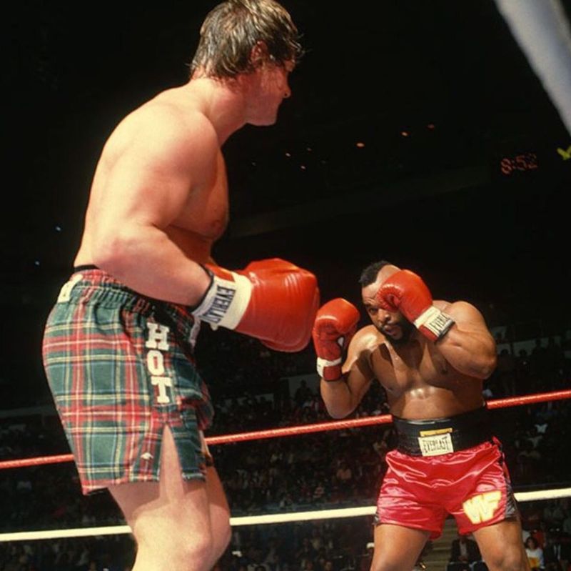 Roddy Piper vs. Mr. T at WrestleMania 2