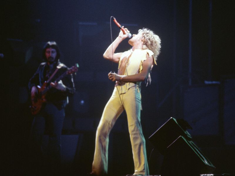 Roger Daltrey, lead singer of the Who