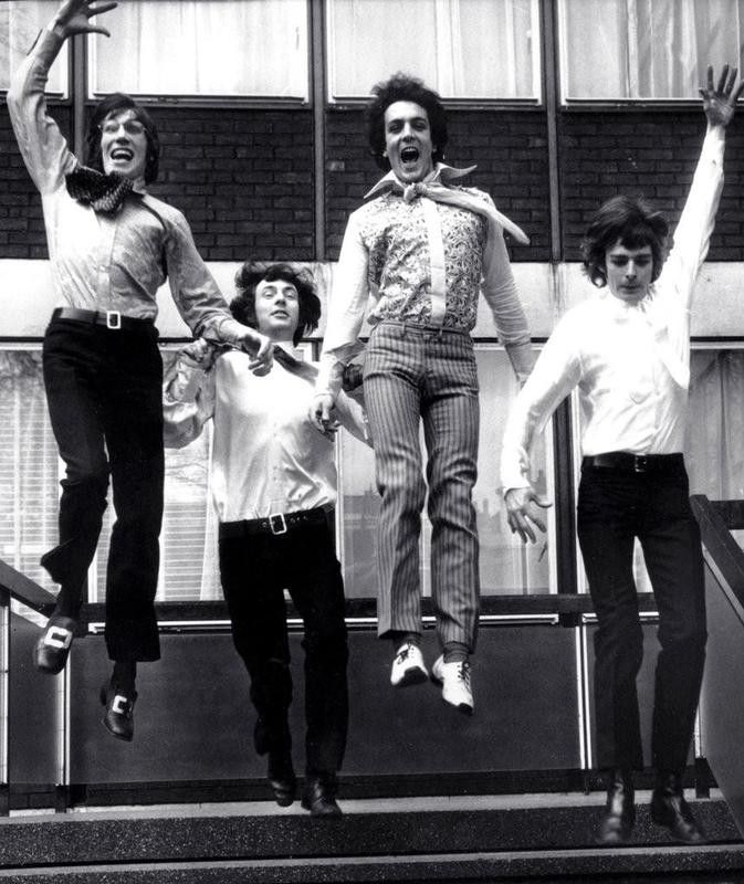 Roger Waters, Nick Mason, Syd Barrett and Richard Wright