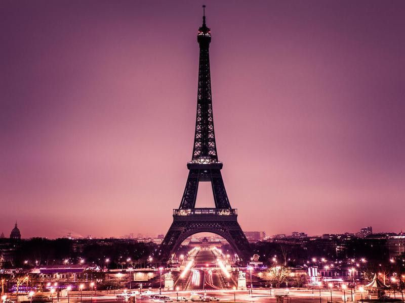 Romantic Paris with Eiffel Tower