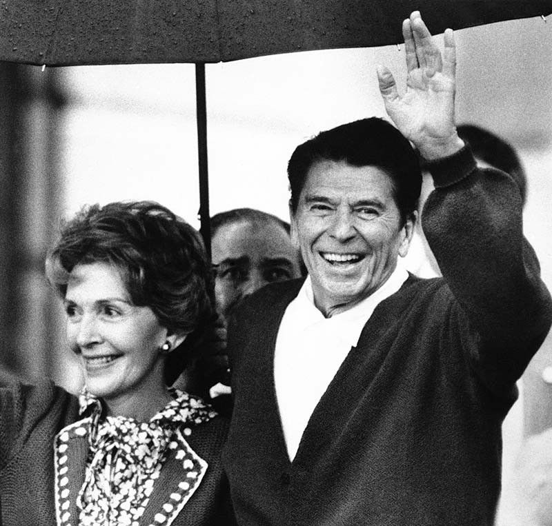 Ronald Reagan and wife Nancy