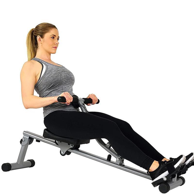 Row machine for exercise