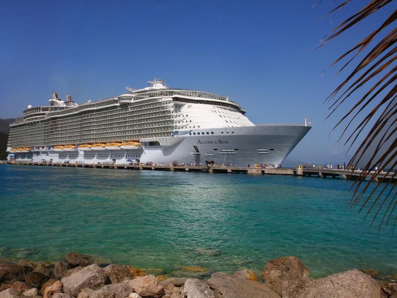 Royal Caribbean cruise ship docked