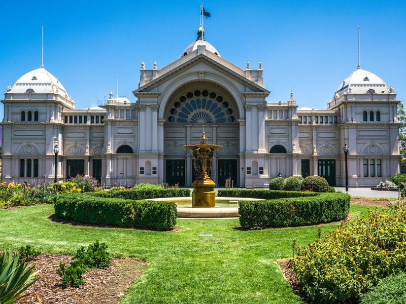 Royal Exhibition Building and Carlton Gardens in Melbourne Australia
