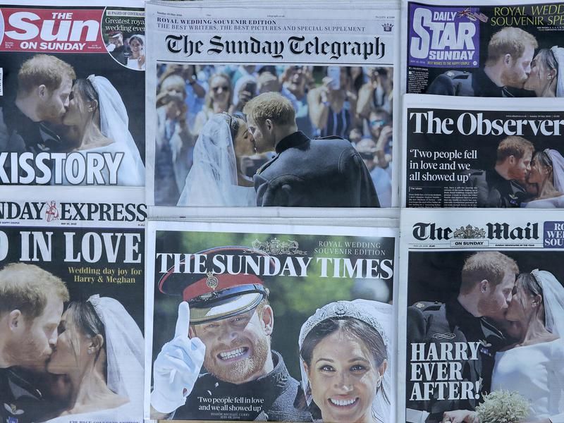 Royal Wedding Newspaper Coverage