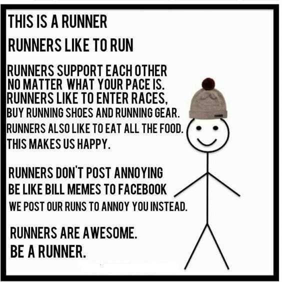 Runners are awesome meme