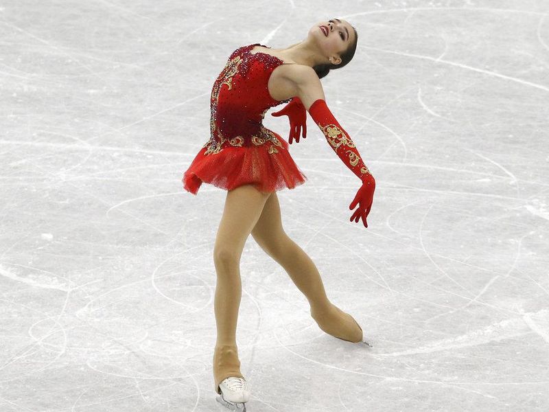 Russian figure skater Alina Zagitova