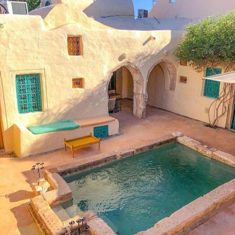 Rustic Backyard Pool in Tunisia