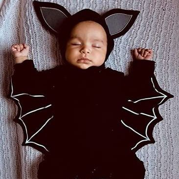 Rutoe My First Halloween Infant Bat Clothes