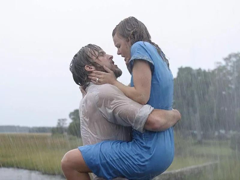 Ryan Gosling and Rachel McAdams in The Notebook