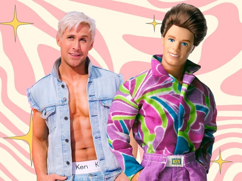 Ryan Gosling as Ken; Totally Hair Ken Doll