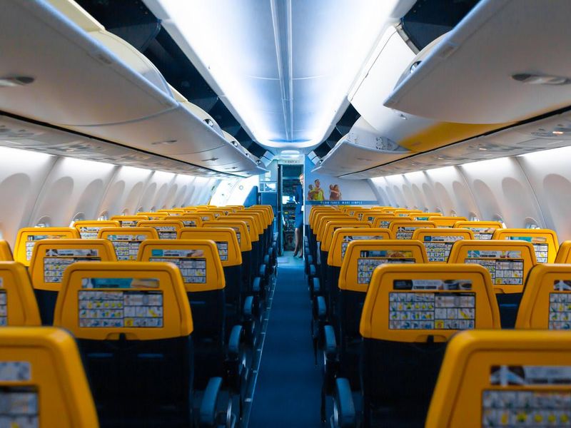 Ryanair aircraft interior