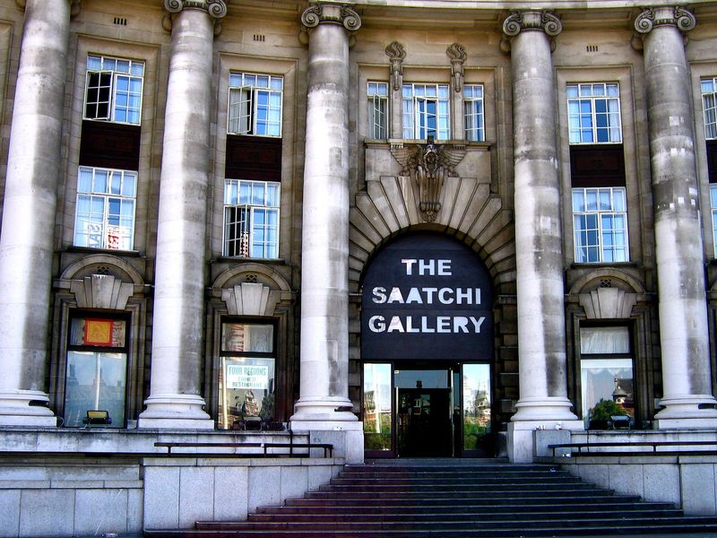 Saatchi Gallery entrance