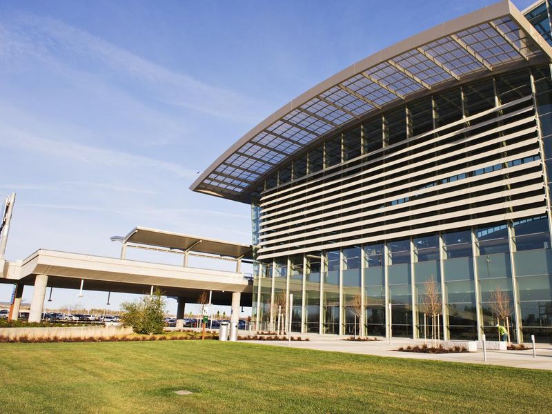 Sacramento County International Airport new terminal exterior