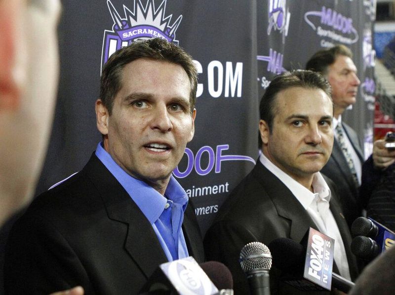 Sacramento Kings owners Joe Maloof and Gavin Maloof
