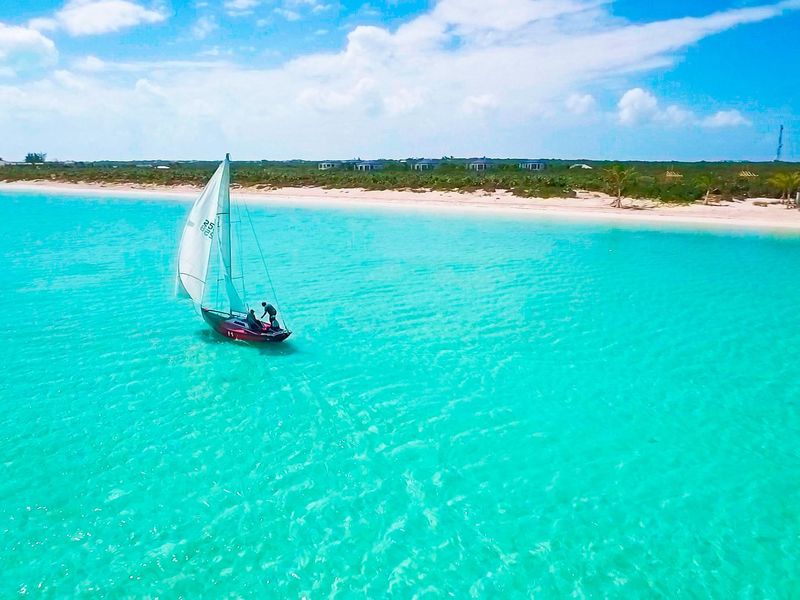 Sailboat in Turks and Caicos