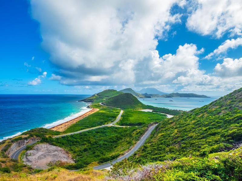 Saint Kitts panoramic view