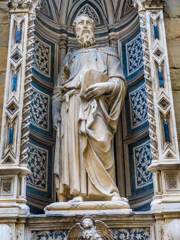 Saint Mark Donatello Statue Orsanmichele Church Florence Italy