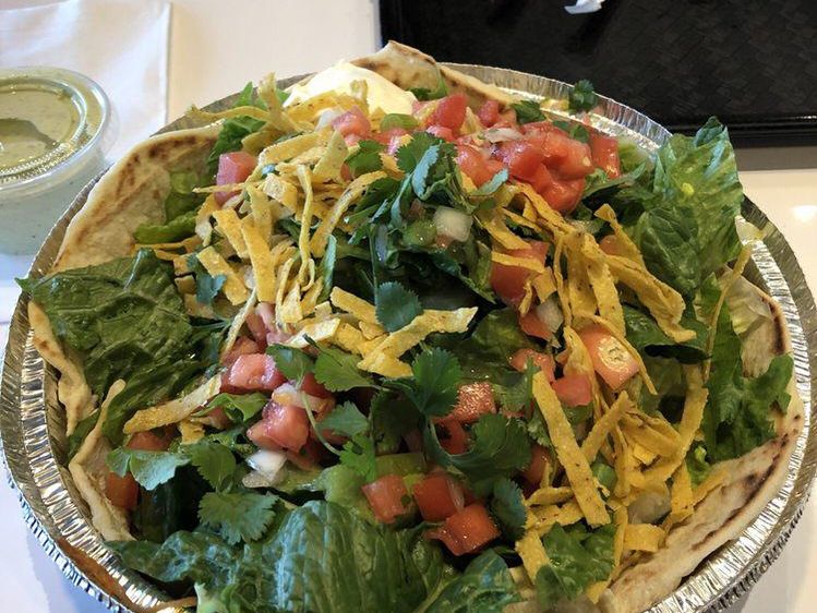 Salad from Cafe Rio