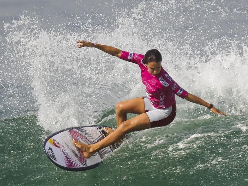 Sally Fitzgibbons is one of the best surfers in the world in 2021.