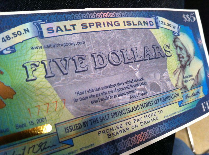 Salt Spring $5