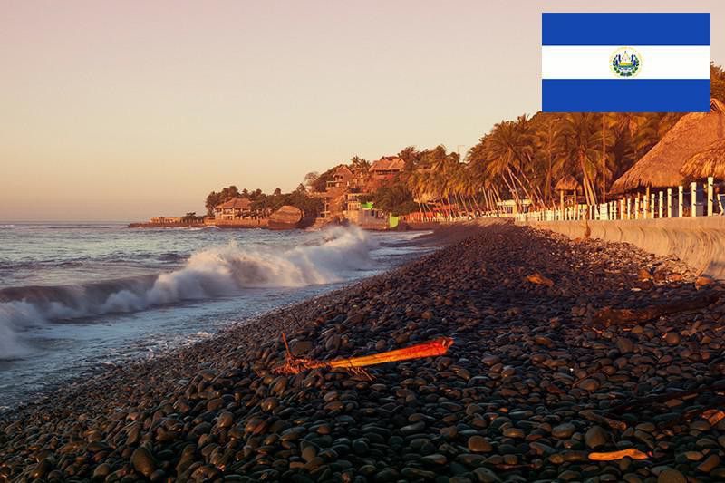Salvadorian beach