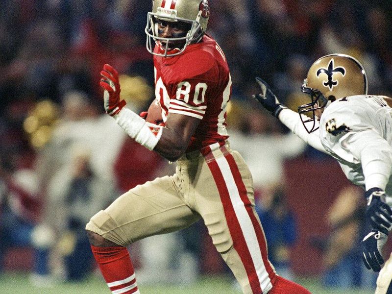 San Francisco 49ers wide receiver Jerry Rice