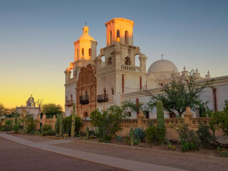 San Xavier Mission Church in Tucson