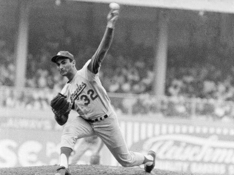 Sandy Koufax in action