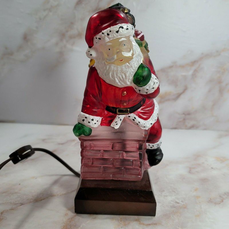 Santa in chimney night light