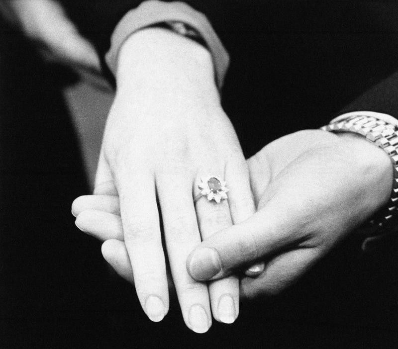 Sarah Ferguson's engagement ring with Prince Andrew