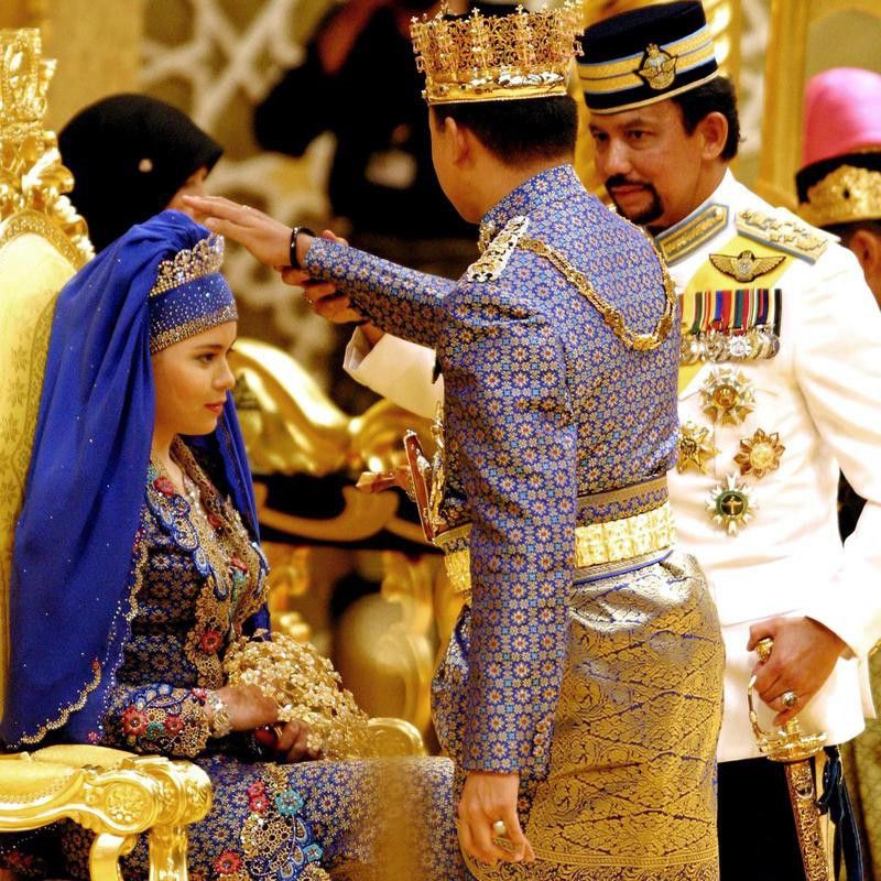 Sarah Salleh and Prince Al Muhtadee Billah of Brunei