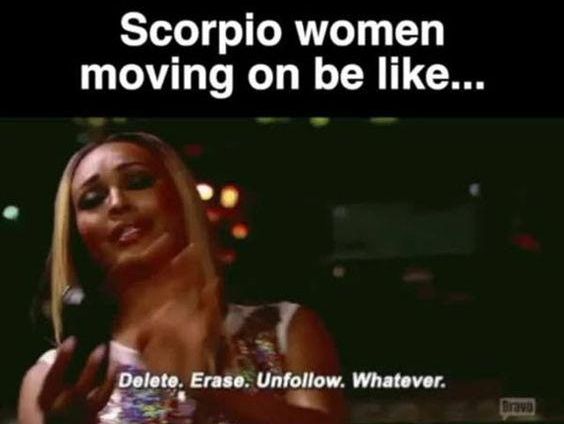 Scorpio dating meme