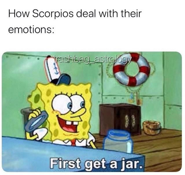 Scorpio feelings meme