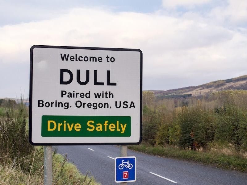 Scottish town, Dull