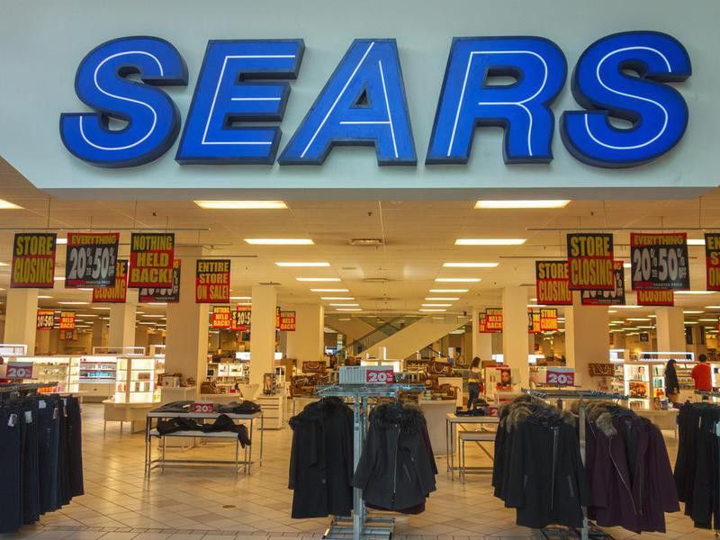 Sears store closure sale in Calgary, Alberta