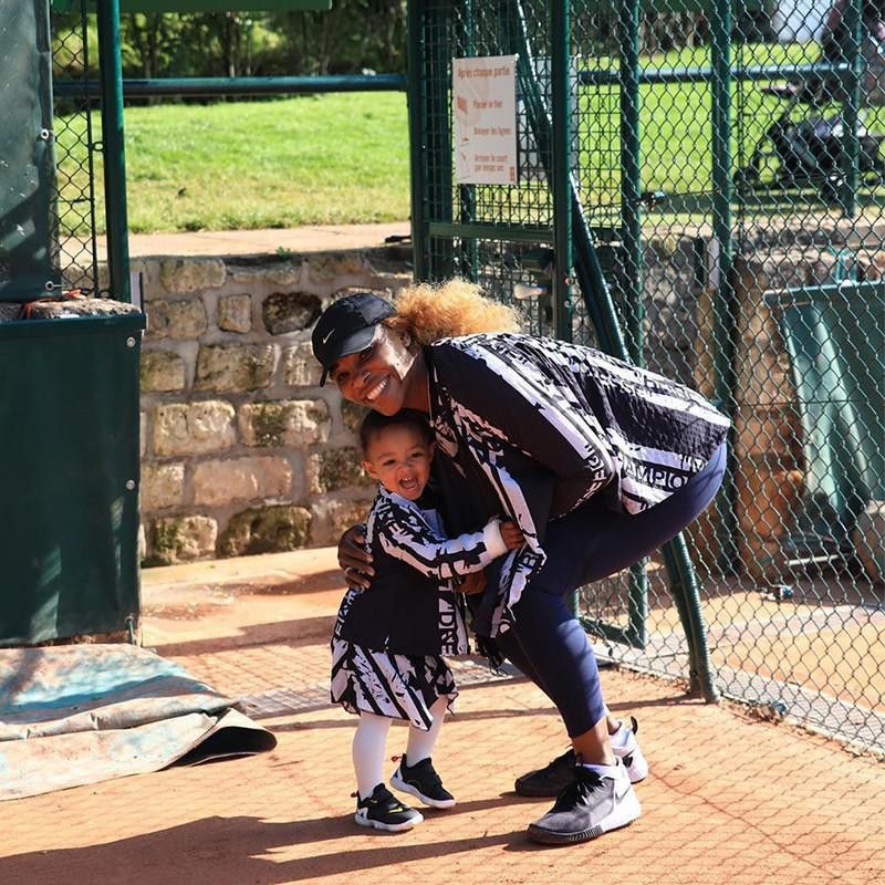 Serena Williams and Daughter Olympia