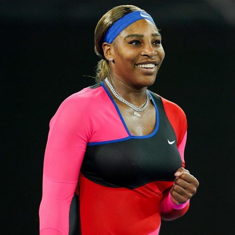 Serena Williams during a tennis match