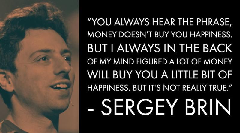 Sergey Brin Money Advice