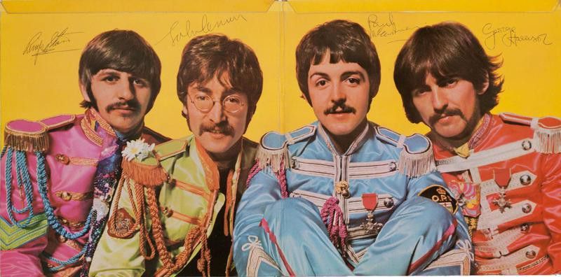 ‘Sgt. Pepper’s Lonely Hearts Club Band’ Record Signed by All Four Beatles
