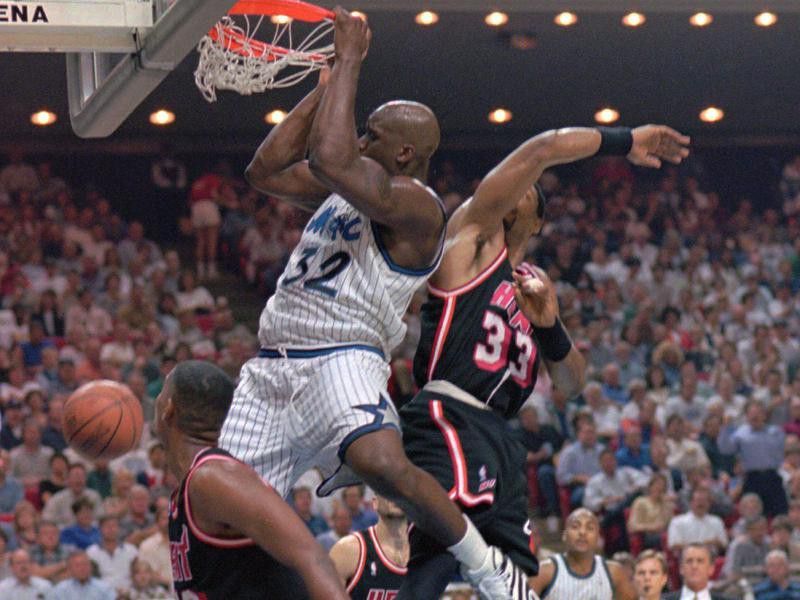 Shaquille O'Neal, Alonzo Mourning
