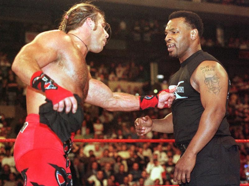 Shawn Michaels and Mike Tyson