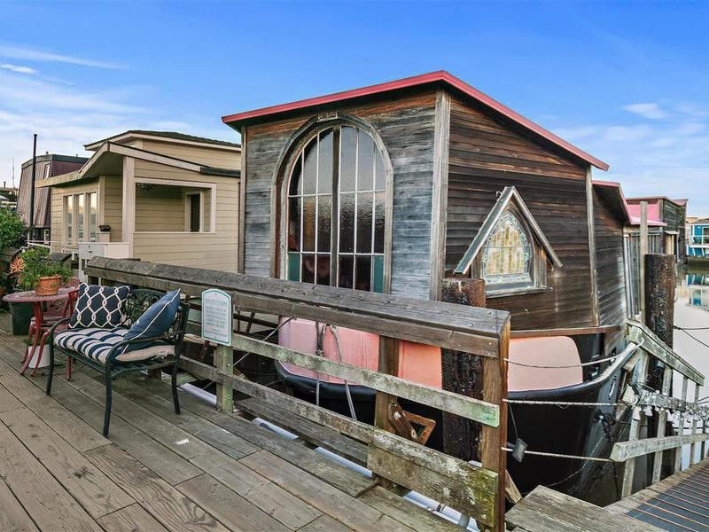 Shel Silverstein's houseboat in Waldo Point