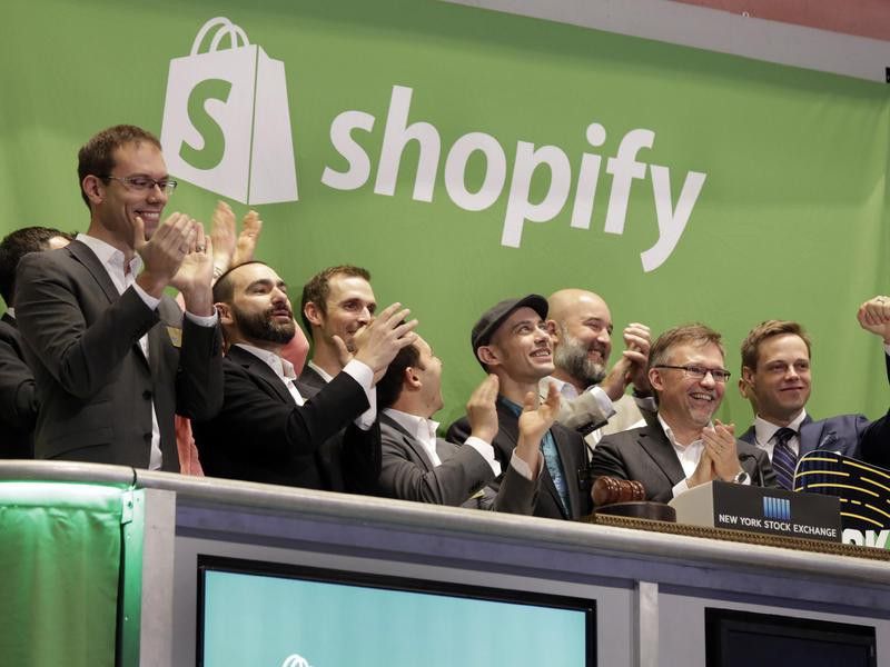 Shopify IPO day