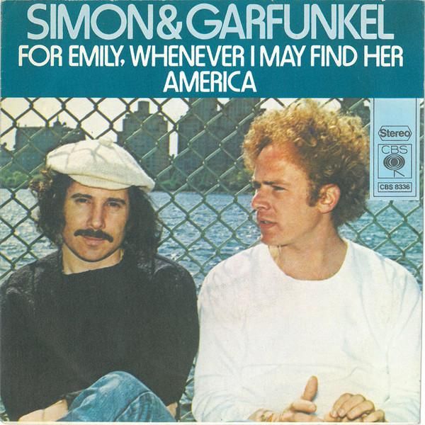 Simon and Garfunkel's America single cover
