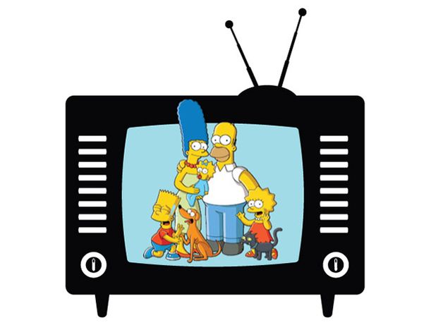 Simpsons tv family
