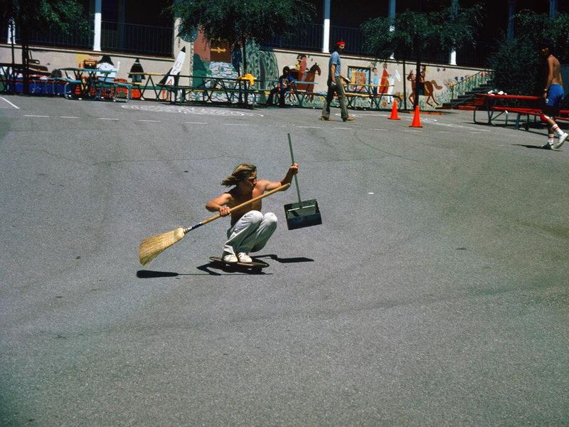 Skateboarder in 1976