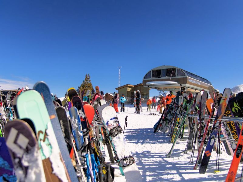 Ski Racks at Winter Park Ski Resort