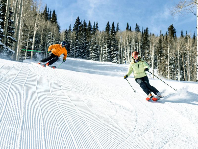 Skiing at Powderhorn Mountain Ski Resort in Colorado