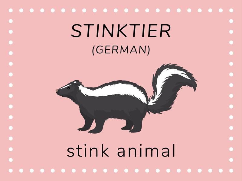 Skunk in German